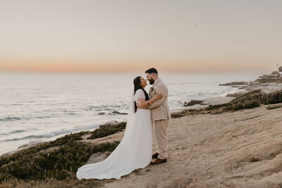 Windansea beach wedding romantics