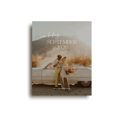 Boho Instagram post template for photographer
