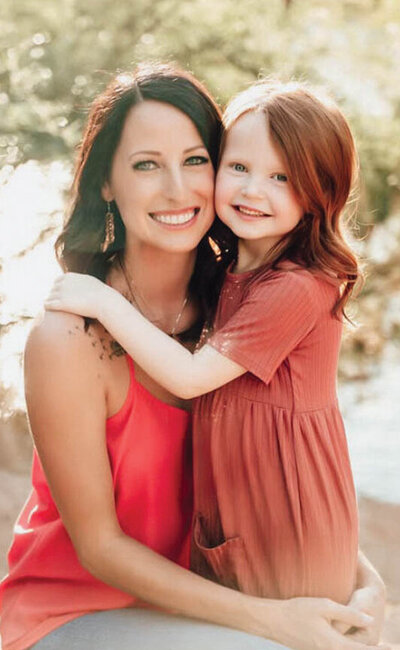 Lindsay and her daughter Emmy