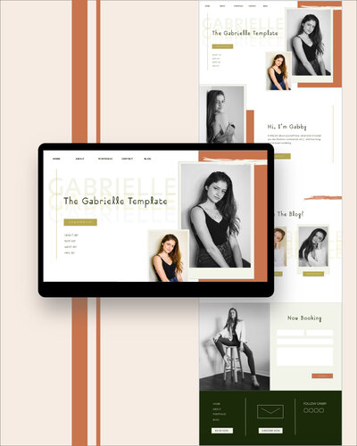website homepage design display
