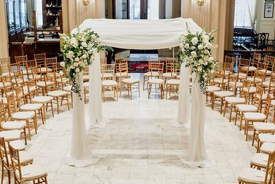 chuppah_racquet club_philly wedding