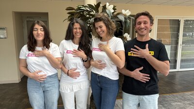 élèves de la formation breathwork, prêts à respirer