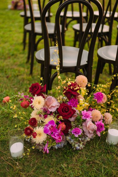 Elegant wedding ceremony at a private estate in Sarasota
