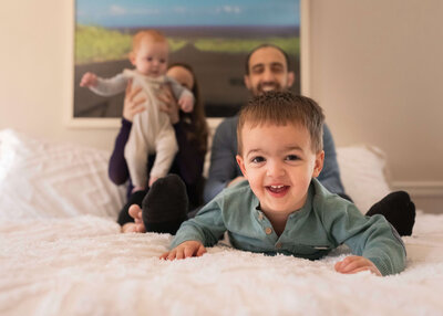 NJ family photographer captures indoor family session