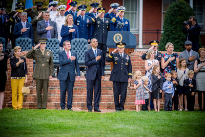 Military Promotion Ceremonies in Washington DC