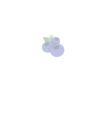 Simple blueberry graphic used in Erica Taylor Wellness branding to symbolize nourishing foods and real-life nutrition support for moms.
