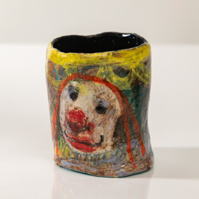 Michelle-Spiziri-Abstract-Artist-Ceramics-Little-Cups-Clowing-Around-1