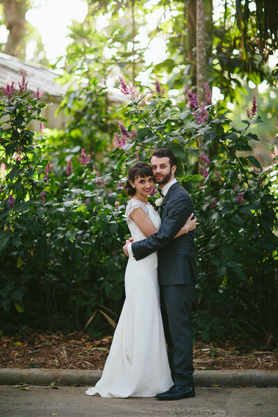 Gorgeous-Bride-Groom-Wedding-Day-Flamingo-Gardens