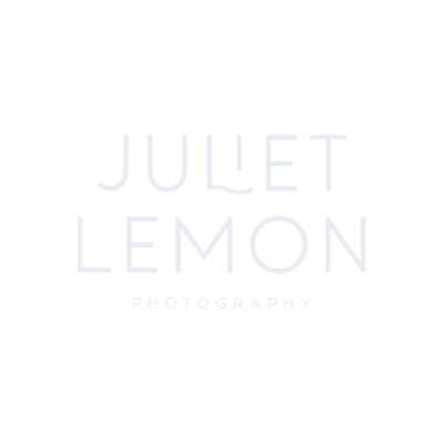 Logo in white for Juliet Lemon Photography