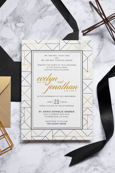 Gatsby Invitation Suite | Paper Mint Press