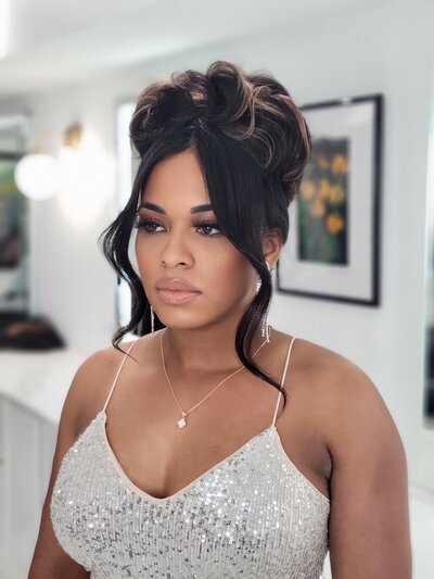 Bridal updo