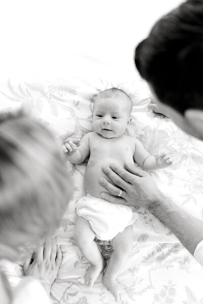 image of mom and baby taken by a boston newborn photographer