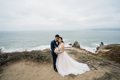 couple gets married with san francisco wedding photographers