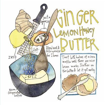 Ginger Lemon Honey Butter