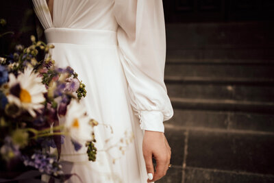 Bride dress detail shots
