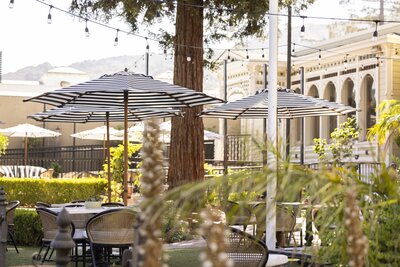 Beautiful outdoor dining in Downtown Los Gatos