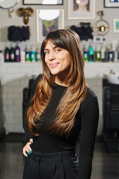 Headshot of Epoch Studio Salon's hair stylist, Annie Framstad