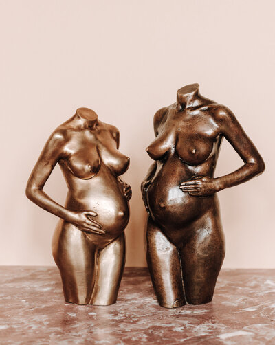 Bronze Pregnancy Sculpture?  BellySisters Is The Specialist