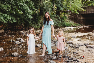 Family creek session in York, PA