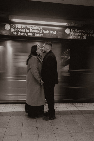 Soft Glam for NYC Couples Photo session