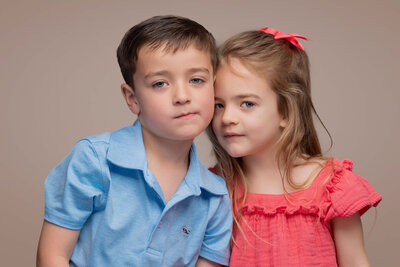 Portrait Photography ideas for twins by Kid Headshot HSV