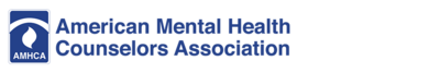 Logo with text "American Mental Health Counselors Association"
