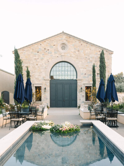 front photo of monserate winery wedding venue