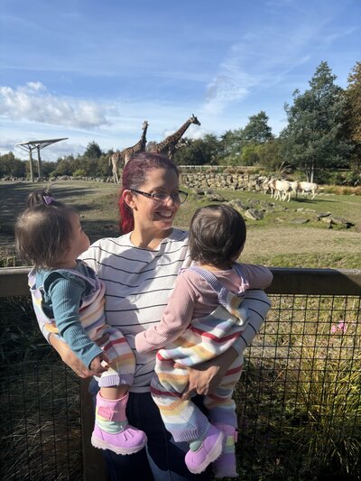 at the zoo