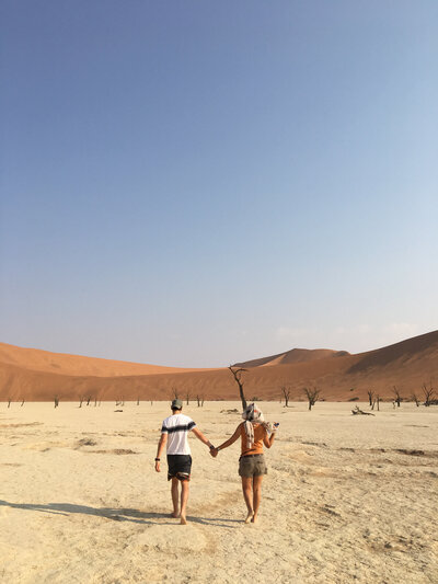 Scott and Lee-Anne in Namibia