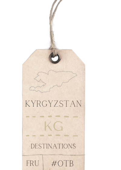 Kyrgyzstan Luggage Tag