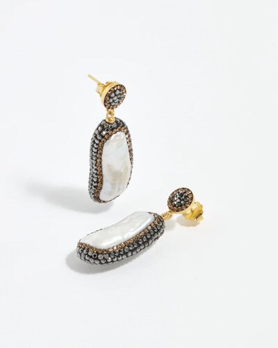 Kate Middleton Soru Jewellery Baroque Pearl Earrings