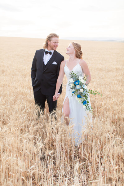 Wedding at the Barnsion in Harlowton Montana