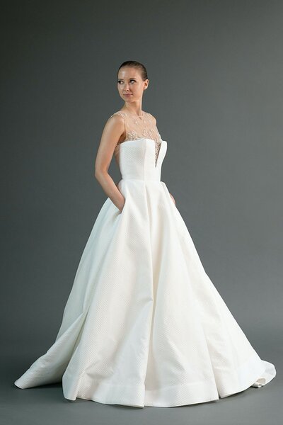 plus size a line wedding dress designer - edith elan