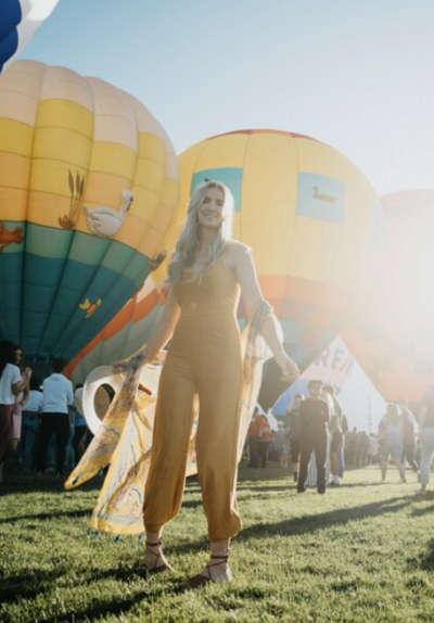 by becca photographer at a hot air balloon festival