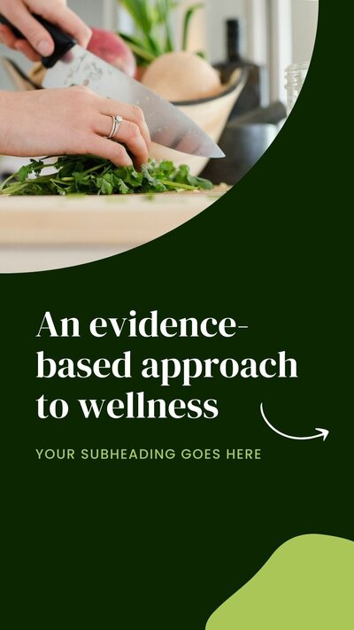 instagram story design for wellness coach