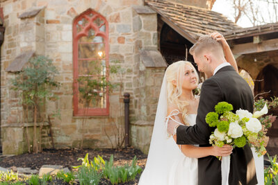 A magical wedding day at the Cloister Castle in Baltimore with Maryland Wedding Photographer