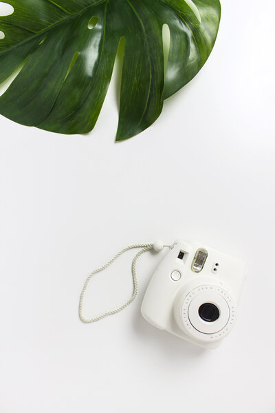 Stock image of a camera