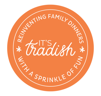 It's Tradish | secondary logo orange