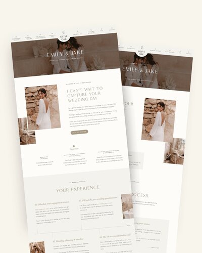 Showit Client Lounge Templates for Photographers