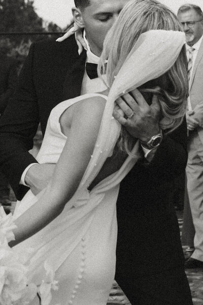 bride pouring champagne