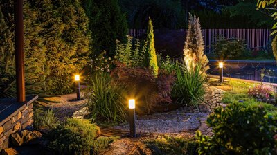 outdoor lighting offered by Elegance Outdoor Living