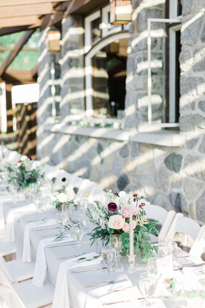 Outdoor Cecil Green Park House wedding Vancouver by Blush Sky Photography