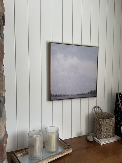 Northern Colorado home decor vignette styled by Kaitlyn Schultz Creative.