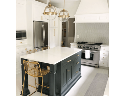 Newly renovated kitchen by Interiors by Oochay