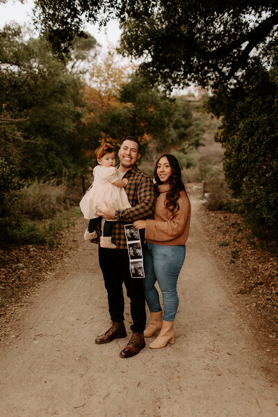 Family Photo at Eaton Canyon  Trail