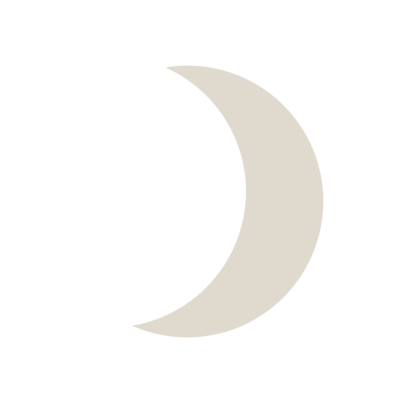 Website Graphic of Crescent moon