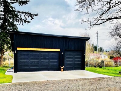 Garage built by Northwest Pole Structures