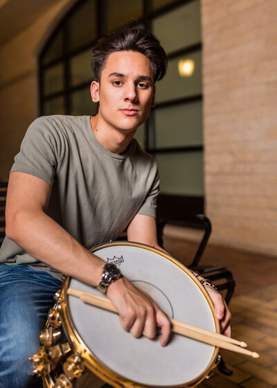 san antonio senior session at Hotel Eilan