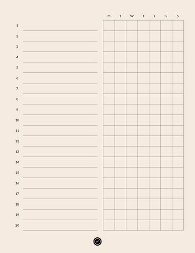 Notebook No 13 Digital Planner by Click 2 Plan-116