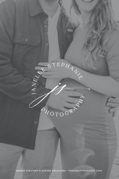 monogram logo design for maternity photographer